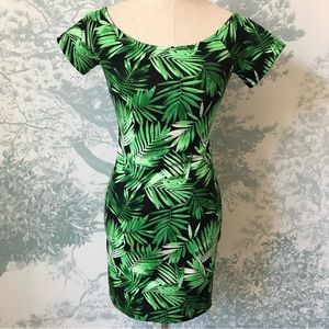 Forever 21 Palm Print Dress (M)